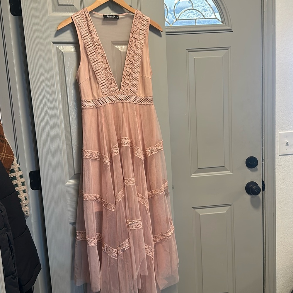 Blue B Ruffle Dress